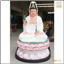 鑄銅關(guān)公 純白色觀世音菩薩像