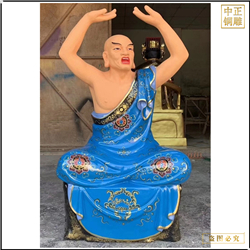 鑄銅關(guān)公 貼金十八羅漢銅佛像圖片