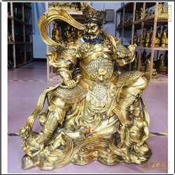 鑄銅關(guān)公 純銅四大金剛護(hù)法神像