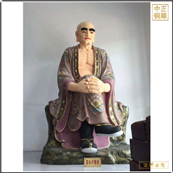 鑄銅關(guān)公 寺廟十八羅漢銅雕塑廠