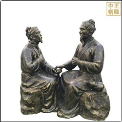 鑄銅關(guān)公 懸壺濟世銅雕塑