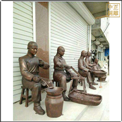 鑄銅關(guān)公 中醫(yī)文化人物雕塑圖片