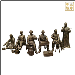 鑄銅關(guān)公 各種中醫(yī)文化銅雕塑