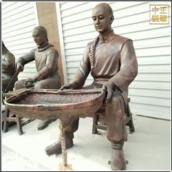 鑄銅關(guān)公 鑄銅中醫(yī)文化雕塑