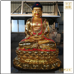 寺廟釋迦牟尼佛銅像擺件定制 寺廟釋迦牟尼佛銅像擺件定制