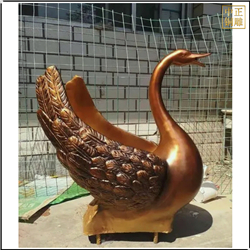 鑄銅關(guān)公 景觀讓天鵝動(dòng)物雕塑