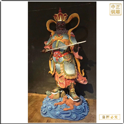 鑄銅關(guān)公 寺廟鑄銅四大天王佛像