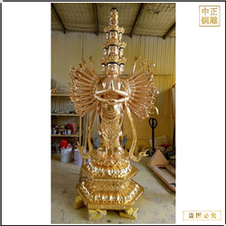 鑄銅關(guān)公 鑄造千手觀音銅雕佛像
