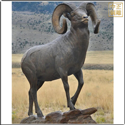 鑄銅關(guān)公 大型銅羊雕塑鑄造