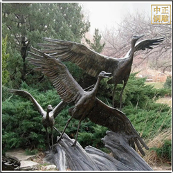 鑄銅關(guān)公 室外景觀銅天鵝雕塑