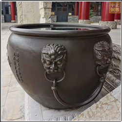 寺廟景觀(guān)銅缸擺件 寺廟景觀(guān)銅缸擺件