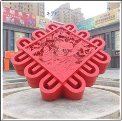 中國結(jié)廣場雕塑圖片 中國結(jié)廣場雕塑圖片
