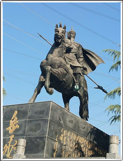 廣場(chǎng)岳飛銅雕塑 廣場(chǎng)岳飛銅雕塑