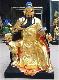 坐式關(guān)公雕塑 坐式關(guān)公雕塑