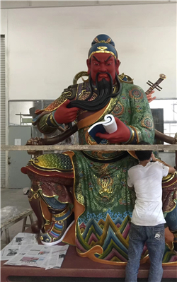 玻璃鋼武財(cái)神雕塑 玻璃鋼武財(cái)神雕塑